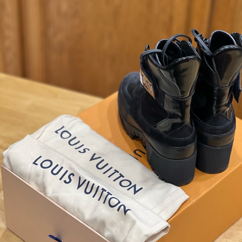 Louis Vuitton Black Booties - Picture 5 of 8